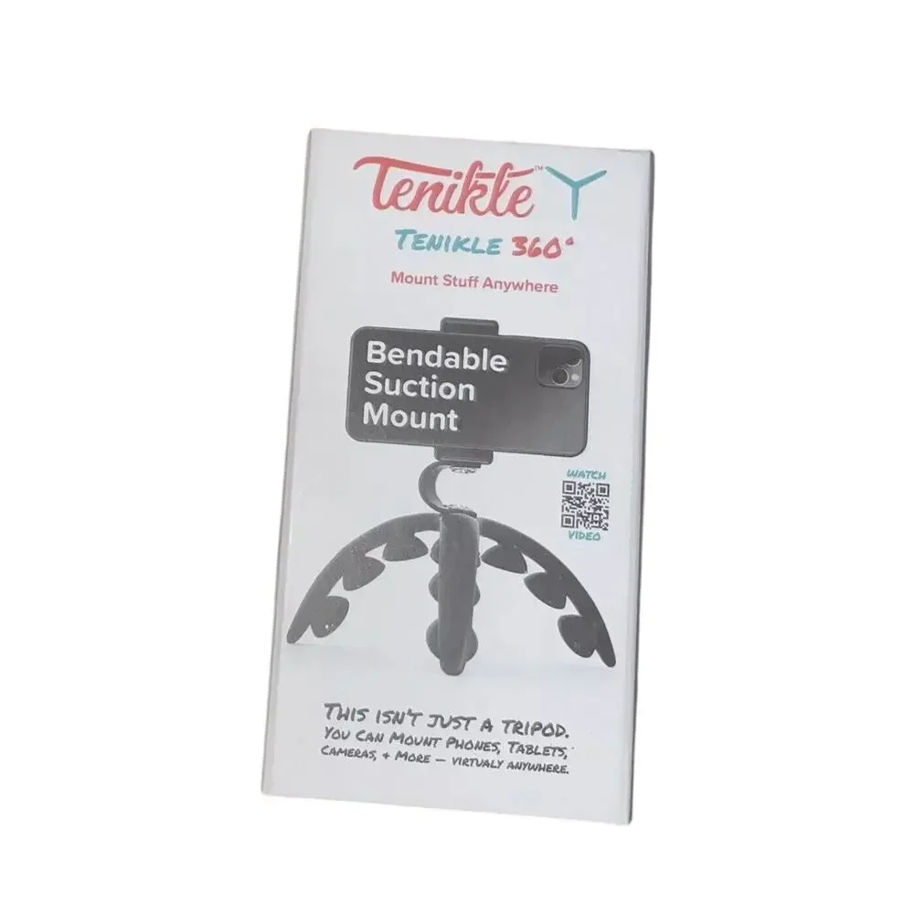 TEAL Tenikle 360 - Flexible Tripod, Bendable Suction Cup, Camera & Phone
